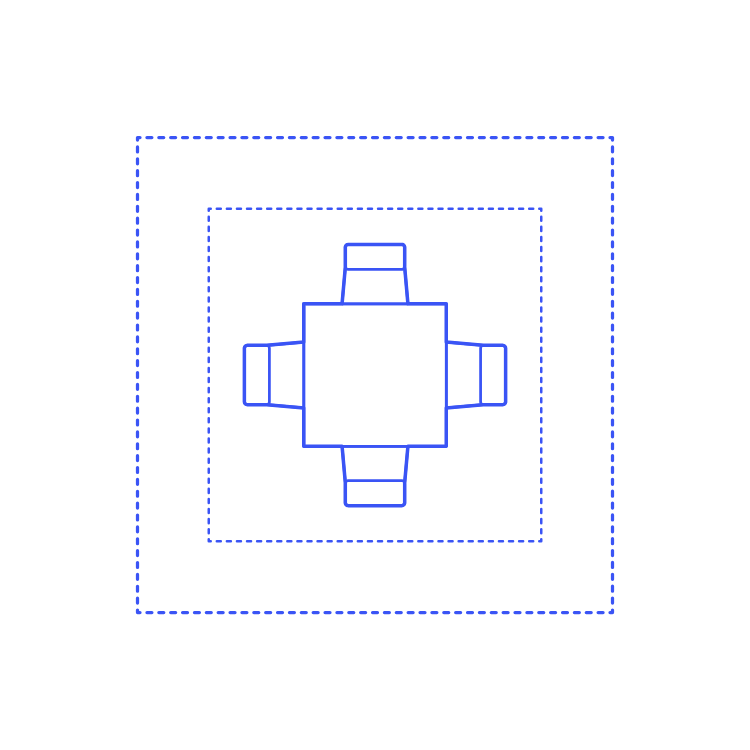 Layouts Dining Rooms Square Formal Small Craft Design Svg File Free Vectors